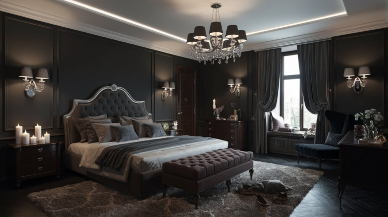 24 Romantic Gothic Bedroom Ideas