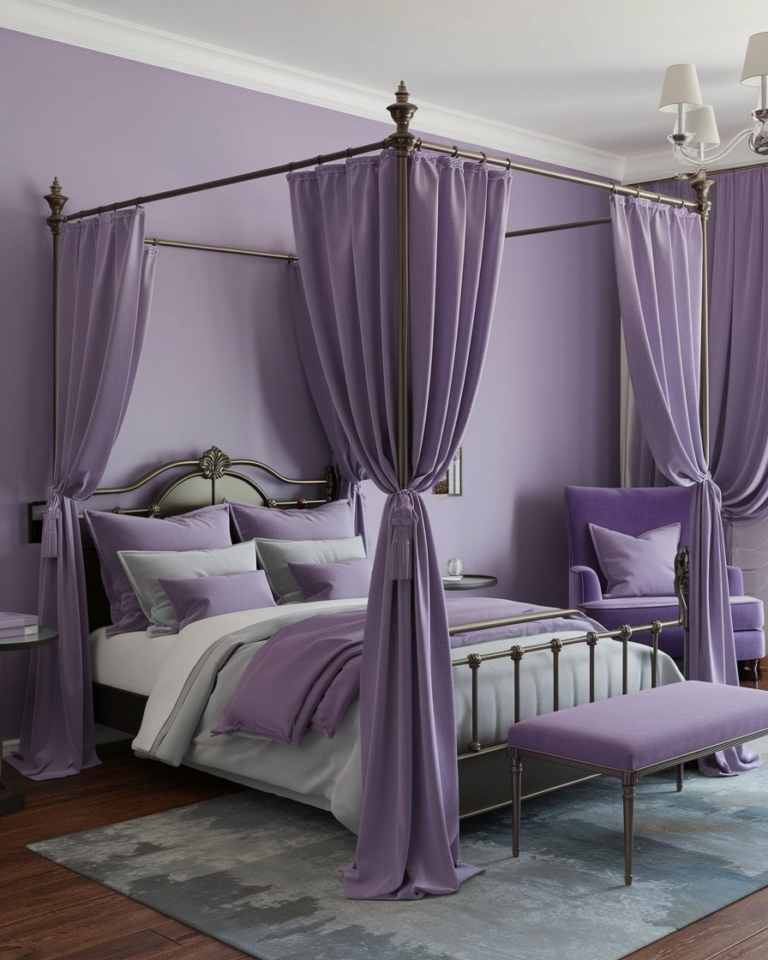 22 Purple Bedroom Aesthetic Ideas to Transform Your Space