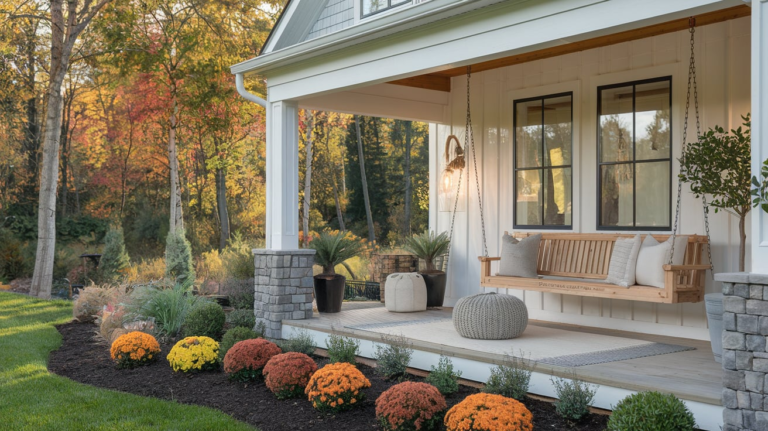 22 Farmhouse Front Porch Ideas