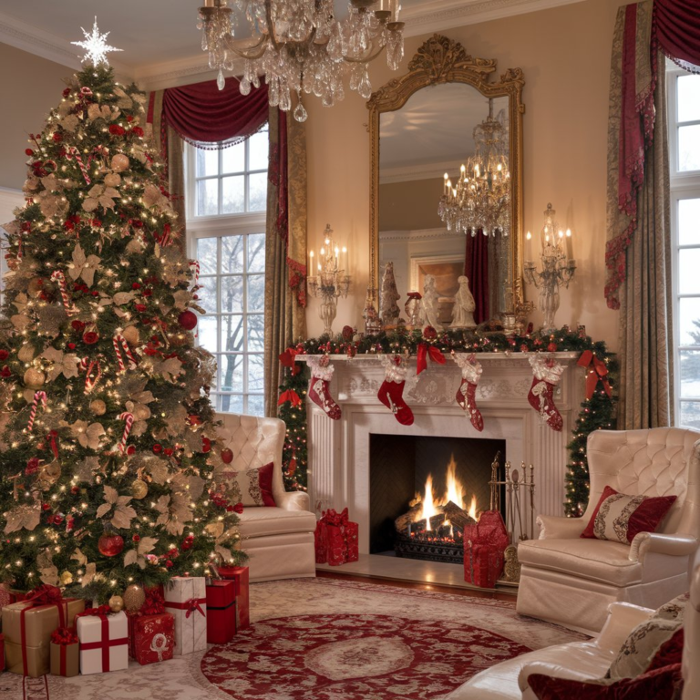 19 Christmas Mantle Decor Ideas to Transform Your Fireplace