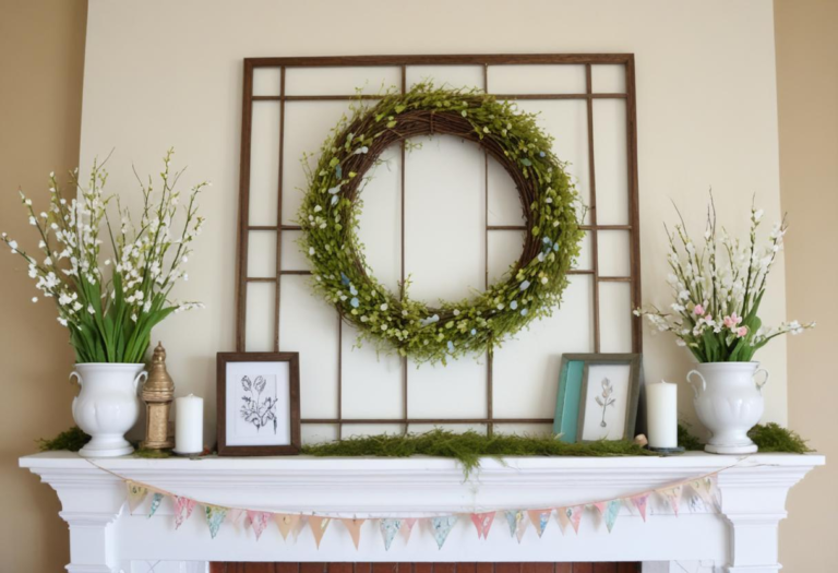 20 Spring Mantle Decor Ideas to Refresh Your Home