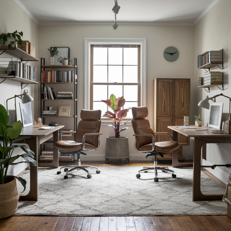 22 Shared Home Office Ideas to Boost Productivity and Style