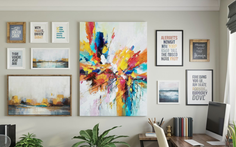 25 Home Office Wall Decor Ideas to Inspire Your Creativity