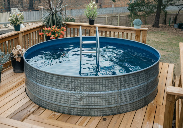 20 Stock Tank Pool Ideas for a Stylish Backyard Oasis