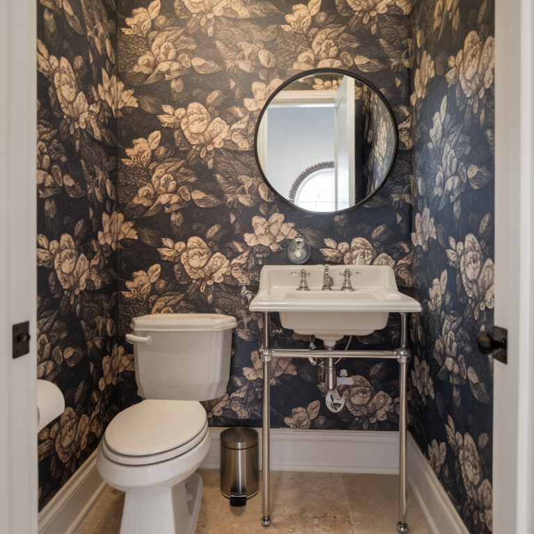 26 Powder Room Wallpaper Ideas to Elevate Your Space