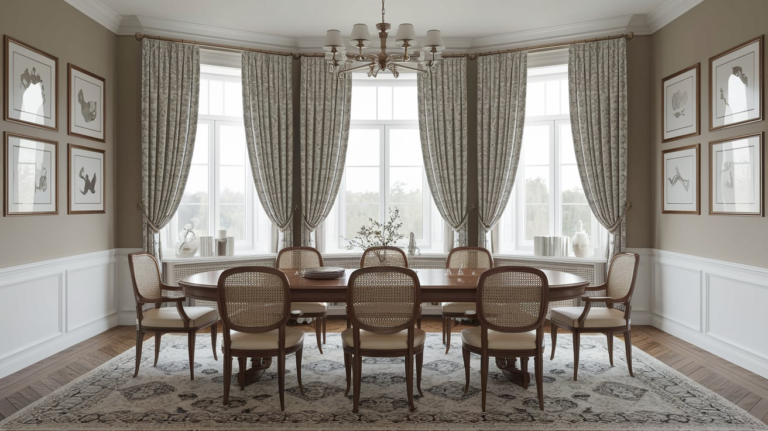 24 Dining Room Curtains Ideas