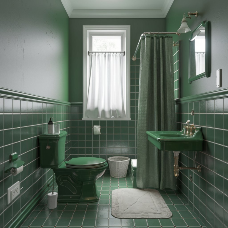 23 Green Powder Room Ideas