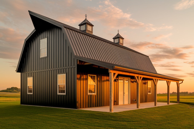 24 Black Barndominium Exterior Ideas for a Striking Modern Home