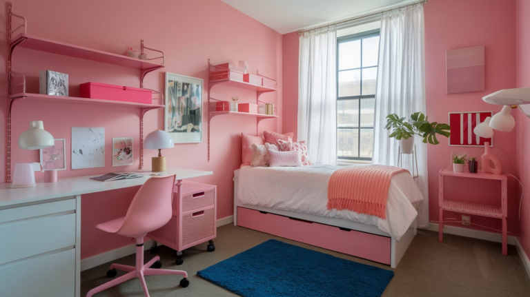 27 Pink Dorm Room Ideas to Transform Your Space