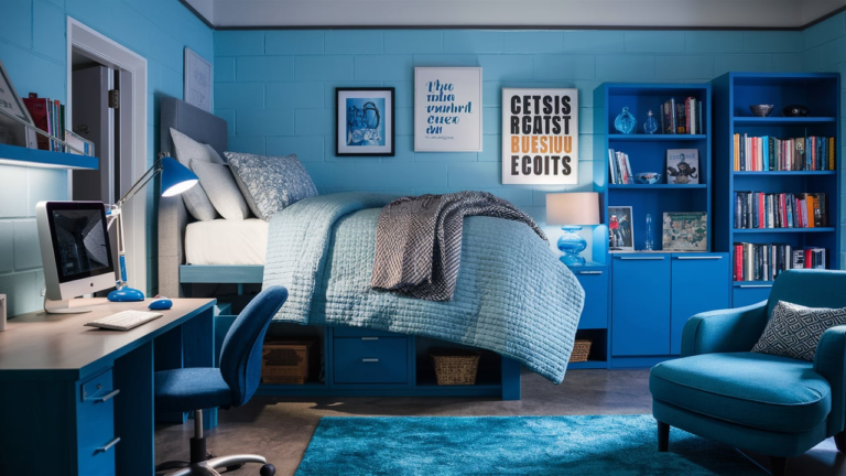 21 Blue Dorm Room Aesthetic Ideas