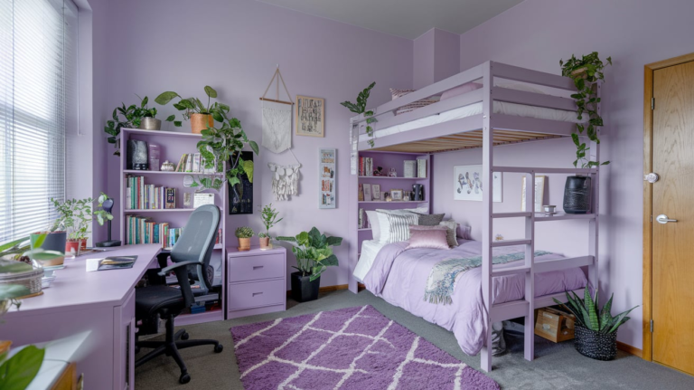 24 Purple Dorm Room Ideas for a Stylish and Cozy Space