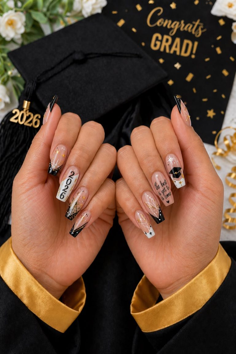 27 Graduation Nail Designs That Actually Look Good in Photos (Short, Gel, and Cap-Ready Ideas for 2026)